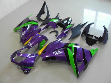 Roxo EVA Corrida Carenagem Kawasaki ZX 250R 2008-2012