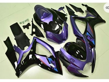 Roxo Preto Carenagem Suzuki GSXR 600 / 750 K6 2006-2007