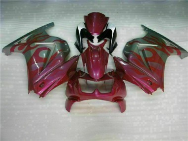 Roxo Vermelho Carenagem Kawasaki EX250 2008-2012