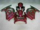 Roxo Vermelho Carenagem Kawasaki EX250 2008-2012 Roxo Vermelho Carenagem Kawasaki EX250 2008-2012