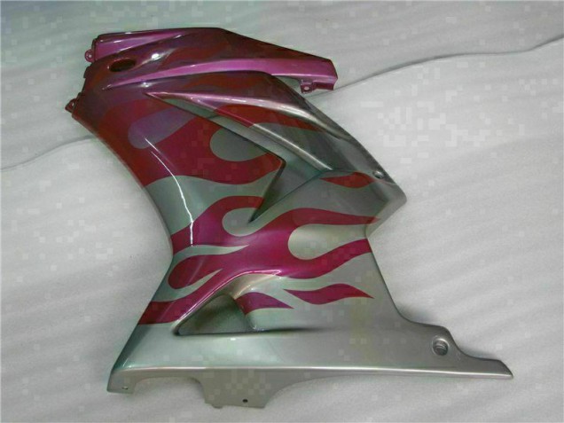 Roxo Vermelho Carenagem Kawasaki EX250 2008-2012 Roxo Vermelho Carenagem Kawasaki EX250 2008-2012