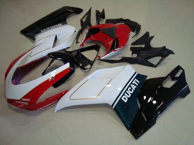 Tricolor Carenagem Ducati 848 1098 1198 2007-2014