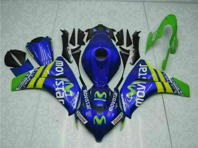 Verde Azul Carenagem Honda CBR 1000RR 2008-2011
