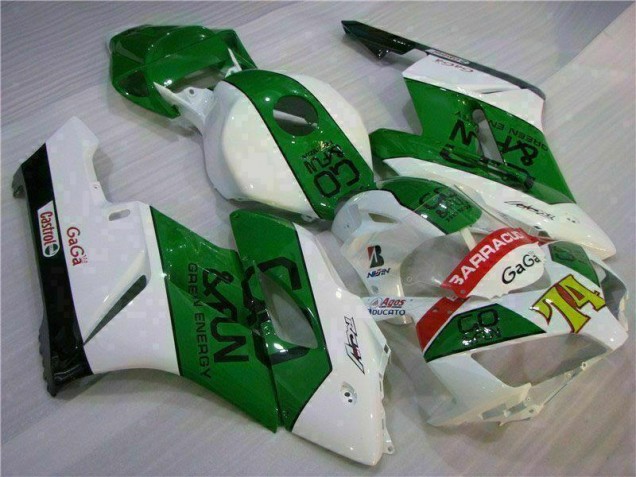 Verde Branco Carenagem Honda CBR 1000RR 2004-2005 Verde Branco Carenagem Honda CBR 1000RR 2004-2005