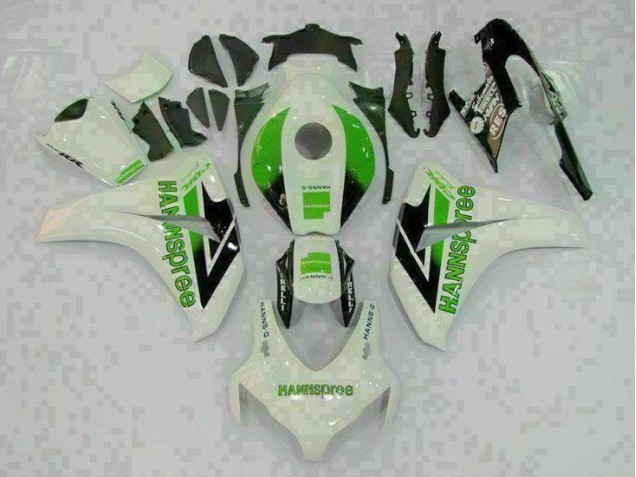 Verde Branco Carenagem Honda CBR 1000RR 2008-2011 Verde Branco Carenagem Honda CBR 1000RR 2008-2011