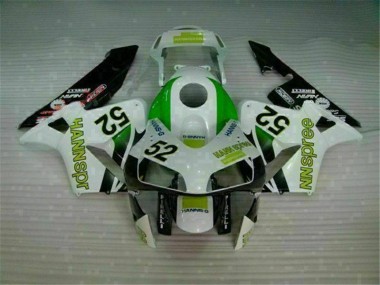 Verde Branco Preto Carenagem Honda CBR 600RR 2003-2004
