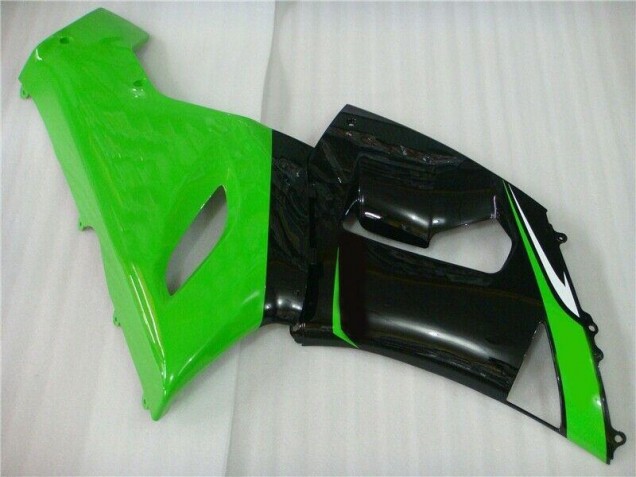 Verde Branco Preto Carenagem Kawasaki ZX6R 2005-2006