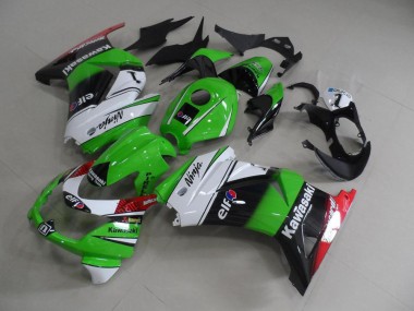 Verde Branco Preto Carroçaria Kawasaki ZX 250R 2008-2012