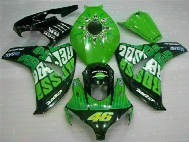Verde Carenagem Honda CBR 1000RR 2008-2011 Verde Carenagem Honda CBR 1000RR 2008-2011