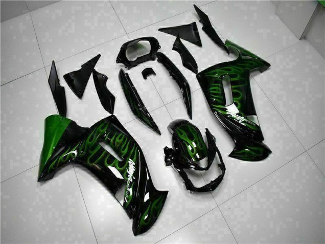 Verde Chama Carenagem Kawasaki EX650 2006-2008 Verde Chama Carenagem Kawasaki EX650 2006-2008