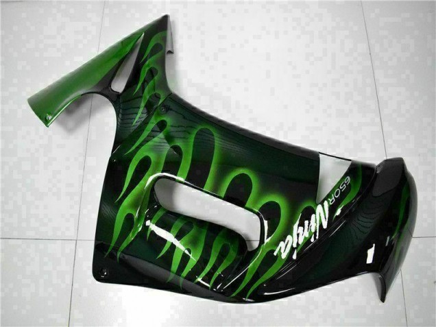 Verde Chama Carenagem Kawasaki EX650 2006-2008 Verde Chama Carenagem Kawasaki EX650 2006-2008