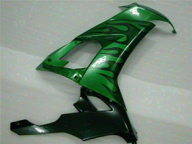 Verde Chama Carenagem Kawasaki ZX10R 2008-2010