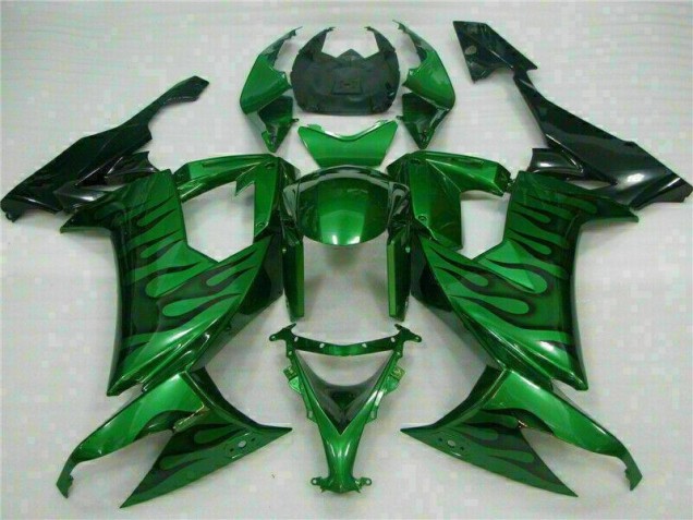 Verde Chama Carenagem Kawasaki ZX10R 2008-2010