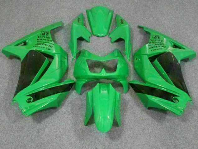 Verde Kit Carenagem Kawasaki EX250 2008-2012 Verde Kit Carenagem Kawasaki EX250 2008-2012