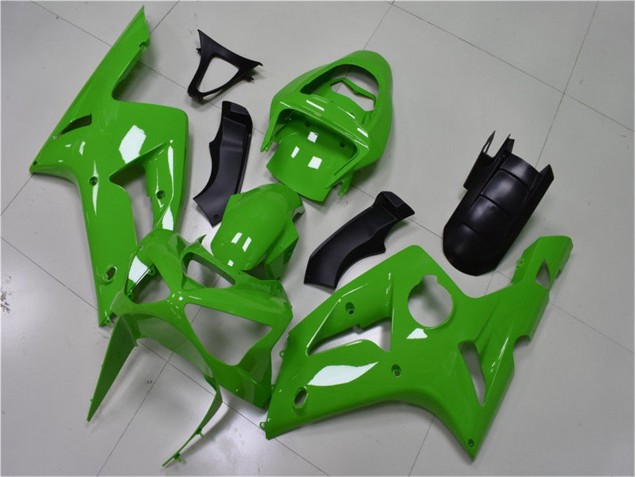 Verde Kit Carenagem Kawasaki ZX6R 2003-2004 Verde Kit Carenagem Kawasaki ZX6R 2003-2004