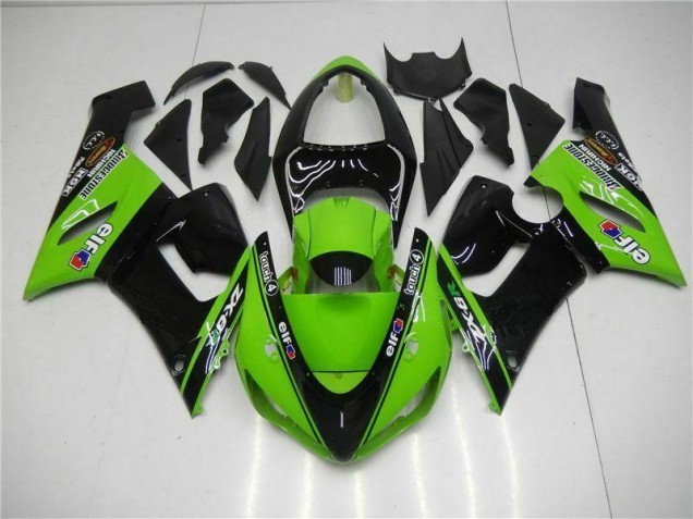 Verde Kits Carenagem Kawasaki ZX6R 2005-2006 Verde Kits Carenagem Kawasaki ZX6R 2005-2006