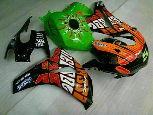 Verde Laranja Carenagem Honda CBR 1000RR 2008-2011 Verde Laranja Carenagem Honda CBR 1000RR 2008-2011
