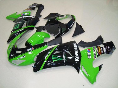 Verde Monster Abs Kit Carenagem & Plásticos Kawasaki ZX10R 2006-2007