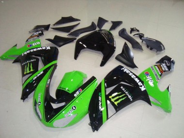 Verde Monster Abs Plástico Kawasaki ZX10R 2006-2007