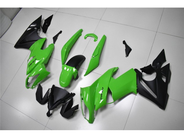 Verde Preto Abs Plásticos Kawasaki ZX10R 2008-2010 Verde Preto Abs Plásticos Kawasaki ZX10R 2008-2010