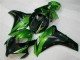 Verde Preto Carenagem Honda CBR 1000RR 2008-2011 Verde Preto Carenagem Honda CBR 1000RR 2008-2011