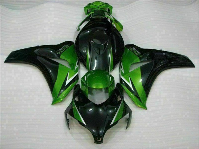 Verde Preto Carenagem Honda CBR 1000RR 2008-2011 Verde Preto Carenagem Honda CBR 1000RR 2008-2011