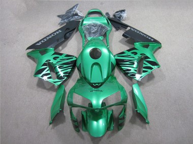 Verde Preto Carenagem Honda CBR 600RR 2005-2006