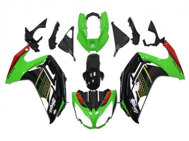 Verde Preto Carenagem Kawasaki EX300 2013-2016