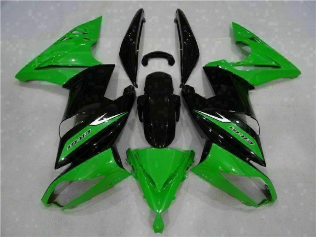 Verde Preto Carenagem Kawasaki EX650 2006-2008