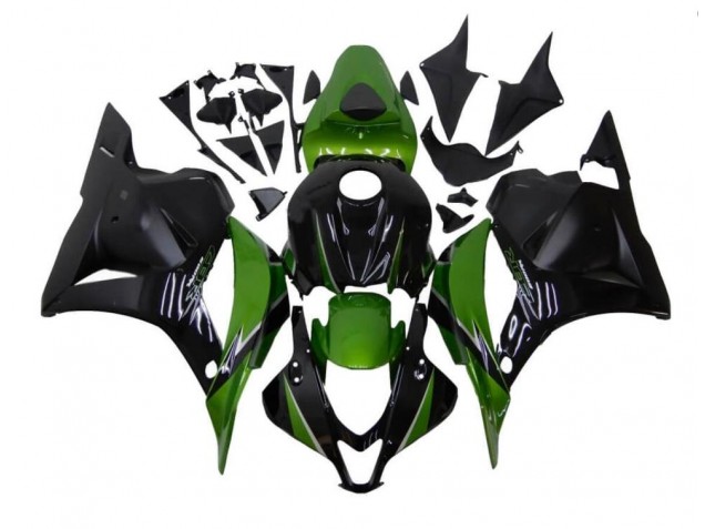 Verde Preto Carenagem Kawasaki ZX10R 2003-2005 Verde Preto Carenagem Kawasaki ZX10R 2003-2005