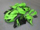 Verde Preto Carenagem Kawasaki ZX14R ZZR 1400 2006-2011 Verde Preto Carenagem Kawasaki ZX14R ZZR 1400 2006-2011