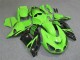 Verde Preto Carenagem Kawasaki ZX14R ZZR 1400 2006-2011 Verde Preto Carenagem Kawasaki ZX14R ZZR 1400 2006-2011