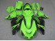 Verde Preto Carenagem Kawasaki ZX14R ZZR 1400 2006-2011 Verde Preto Carenagem Kawasaki ZX14R ZZR 1400 2006-2011