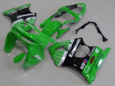 Verde Preto Carenagem Kawasaki ZX6R 1998-1999