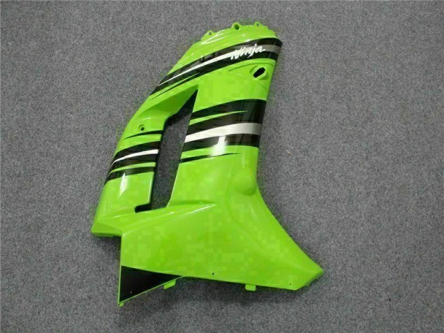 Verde Preto Carenagem & Plástico Kawasaki ZX6R 2007-2008 Verde Preto Carenagem & Plástico Kawasaki ZX6R 2007-2008