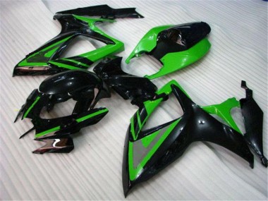 Verde Preto Carenagem Suzuki GSXR 600 / 750 K8 2008-2010
