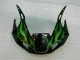 Verde Preto Carenagem Yamaha R6 1998-2002 Verde Preto Carenagem Yamaha R6 1998-2002