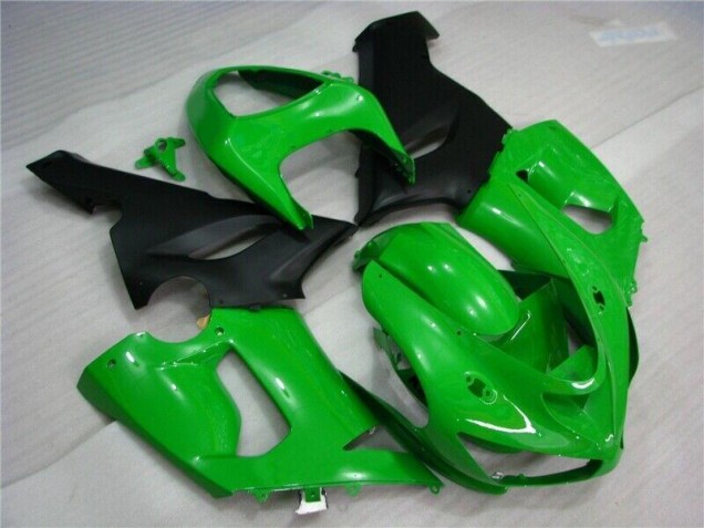 Verde Preto Fosco Carenagem Kawasaki ZX6R 2005-2006