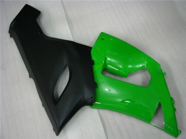 Verde Preto Fosco Carenagem Kawasaki ZX6R 2005-2006