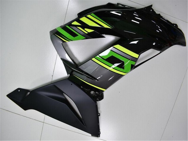 Verde Preto Kits Carenagem Kawasaki ZX6R 2013-2018 Verde Preto Kits Carenagem Kawasaki ZX6R 2013-2018