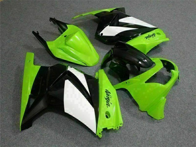 Verde Preto Ninja Abs Kits Carenagem Kawasaki EX250 2008-2012 Verde Preto Ninja Abs Kits Carenagem Kawasaki EX250 2008-2012