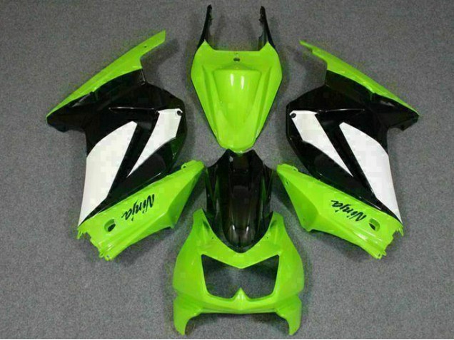 Verde Preto Ninja Abs Kits Carenagem Kawasaki EX250 2008-2012 Verde Preto Ninja Abs Kits Carenagem Kawasaki EX250 2008-2012