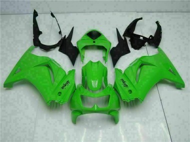 Verde Preto Ninja Kits Carenagem Kawasaki EX250 2008-2012