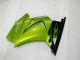 Verde Preto Plástico Kawasaki EX250 2008-2012 Verde Preto Plástico Kawasaki EX250 2008-2012