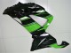 Verde Preto Plásticos Kawasaki ZX6R 2013-2018 Verde Preto Plásticos Kawasaki ZX6R 2013-2018
