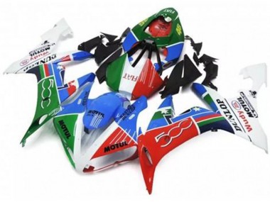 Verde Vermelho Azul Branco Carenagem Yamaha R1 2004-2006
