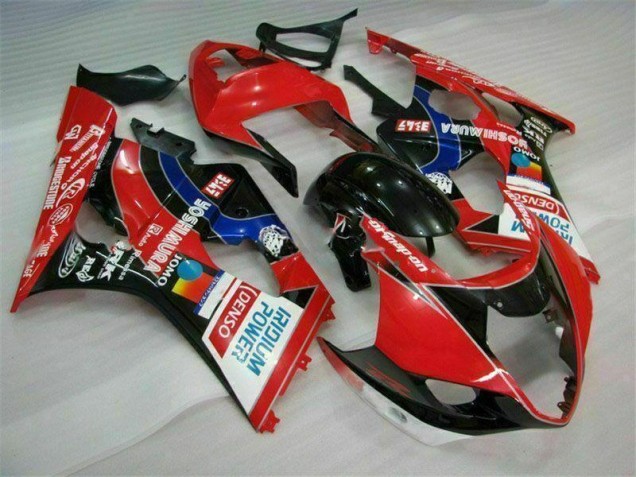 Vermelho Abs Kits Carenagem Suzuki GSXR 1000 K3 2003-2004 Vermelho Abs Kits Carenagem Suzuki GSXR 1000 K3 2003-2004