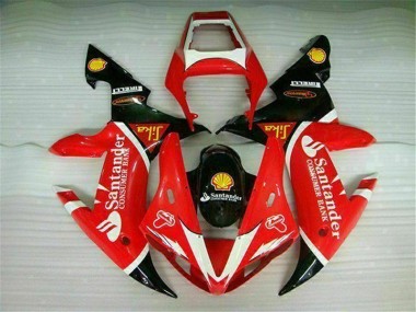 Vermelho Abs Kits Completos Carenagem Yamaha R1 2002-2003