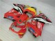 Vermelho Amarelo Carenagem Kawasaki EX250 2008-2012 Vermelho Amarelo Carenagem Kawasaki EX250 2008-2012