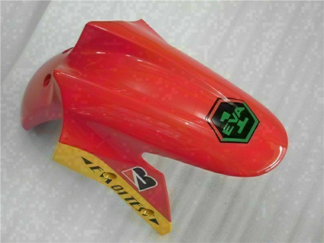 Vermelho Amarelo Carenagem Kawasaki EX250 2008-2012 Vermelho Amarelo Carenagem Kawasaki EX250 2008-2012